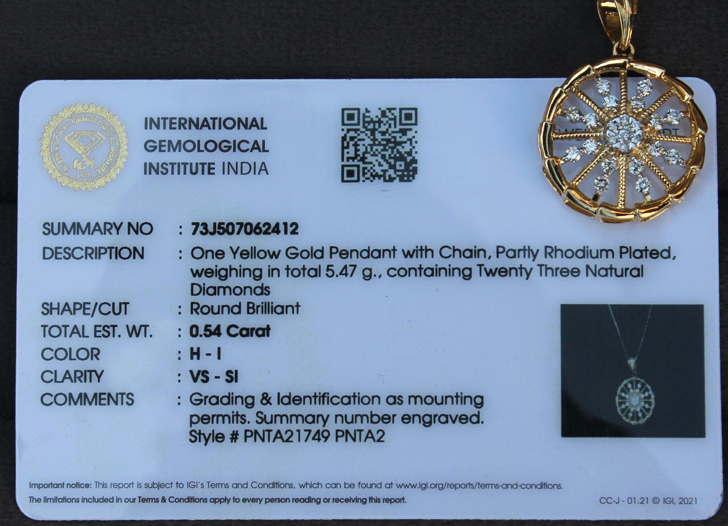 Yellow Gold Round Diamond Pendant Earring, Ready To Ship, 18K Gold Diamond Jewelry, Beautiful Diamond Jewelry Set For Anniversary Gift