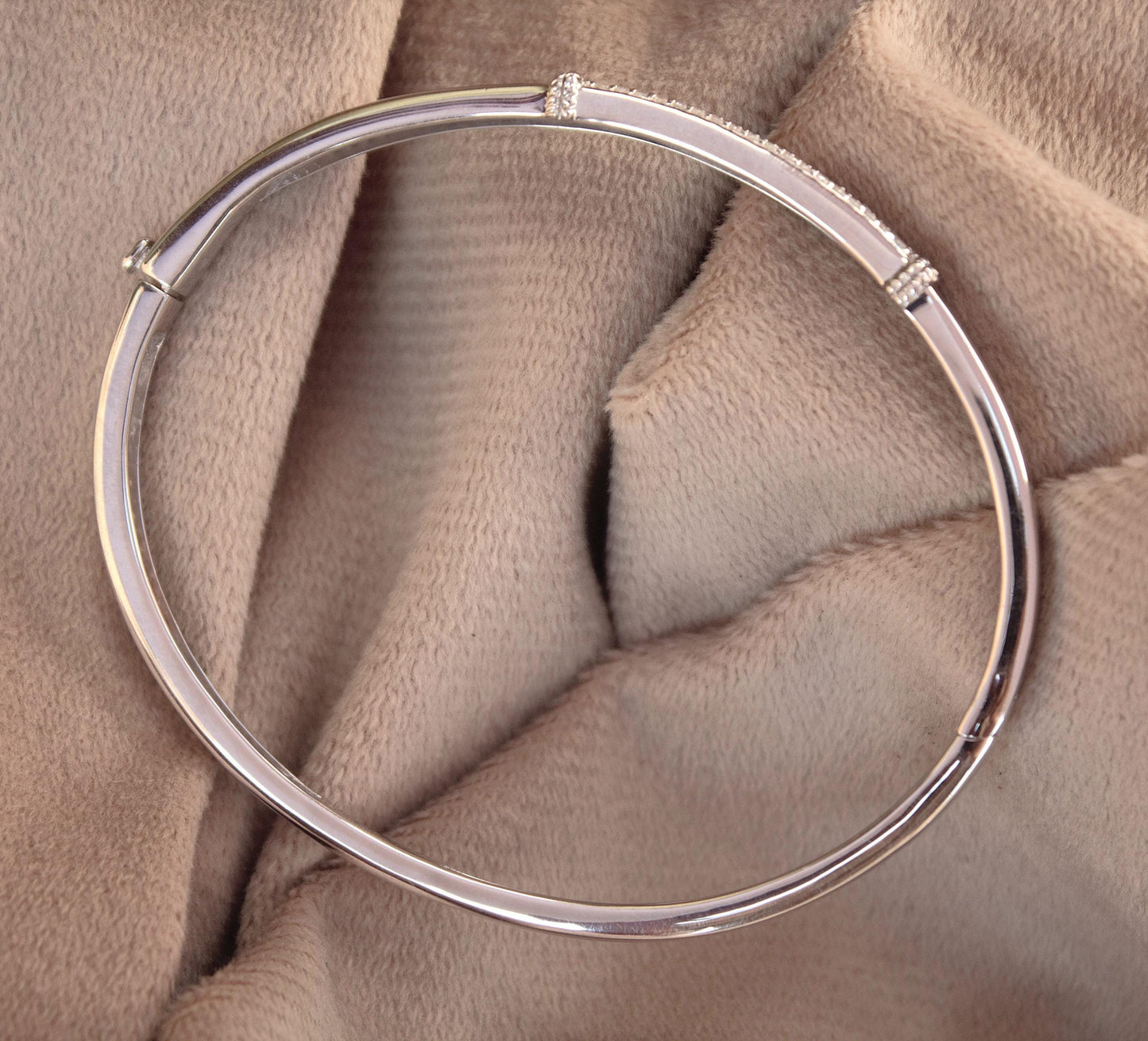 Classic Moissanite Cuff Bracelet, Solid 925 Sterling Silver Hinged Bracelet, Statement Cuff Bangle for Men and Women, Best Anniversary Gift