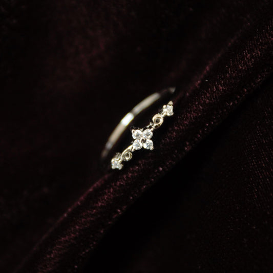 925 Sterling Silver CZ Ring, 1 Gram Super Lightweight Rings, Ready to Ship Jewelry, Cubic Zirconia Silver Ring Graduation Gift for Daughter