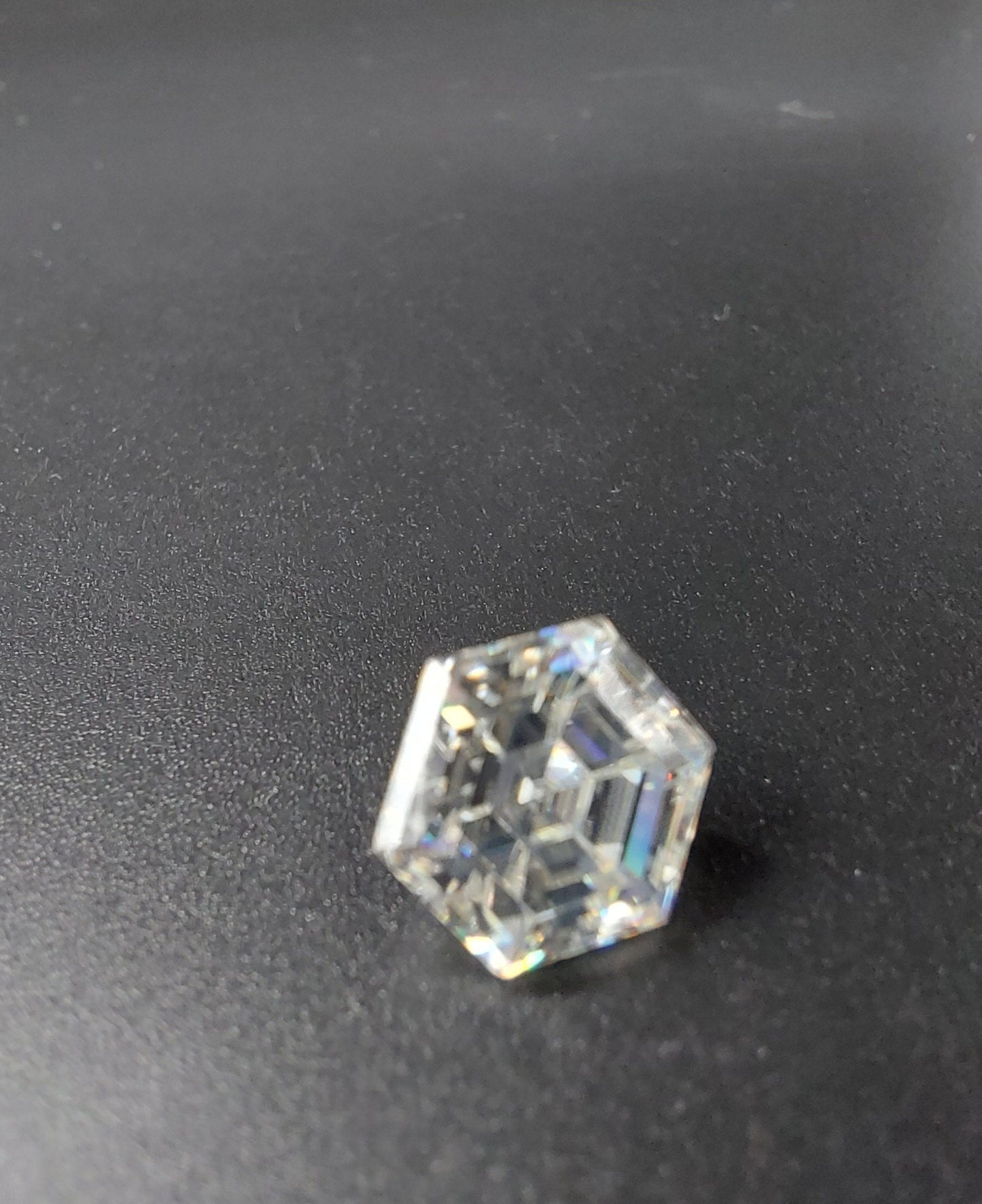 Hexagon Cut Moissanite D Color VVS1 Stone, GRA Certified Stone for Jewelry Making, 4 MM to 9 MM Available Sizes, Brilliant Cut Moissanite