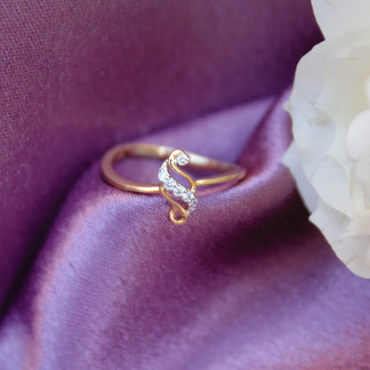 Real 18K Solid Gold Ring, Natural Diamond Ring, Dainty Engagement Ring, Elegant Gift for Her, Unique Promise Ring, IGI Certified Jewelry