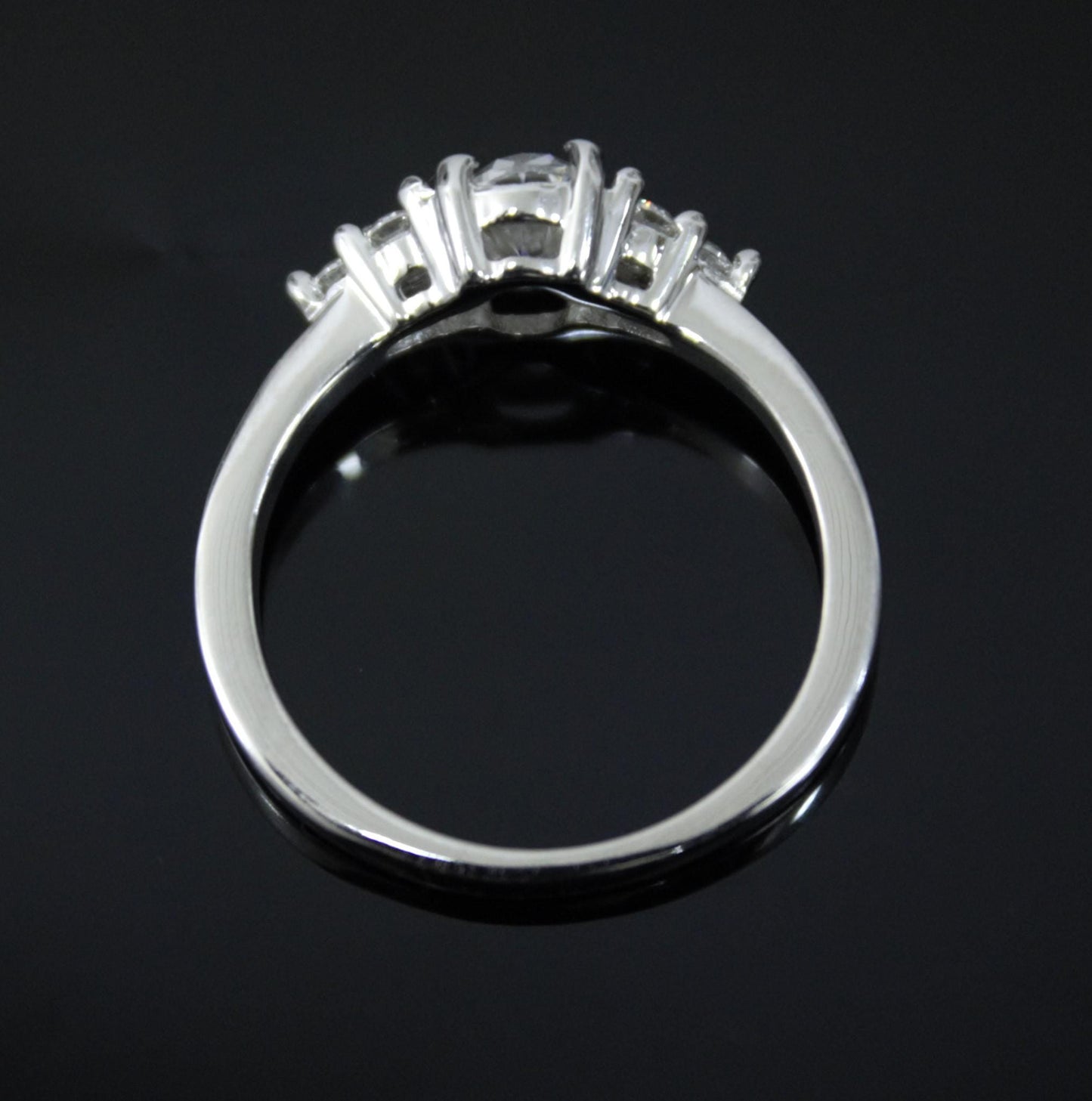 Solitaire Oval Moissanite Ring in 925 Sterling Silver, Dainty Silver Ring, Handmade Ring for Women, Classic Silver Ring for Anniversary Gift