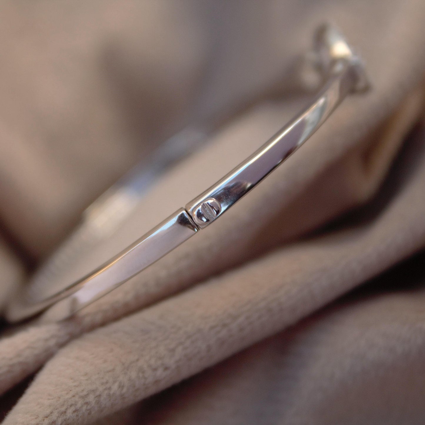 Elegant Moissanite Cuff Bracelet, 925 Sterling Silver Hinged Bangle, Statement Cuff Bangle for Women, Stackable Bracelet, Silver Cuff Bangle