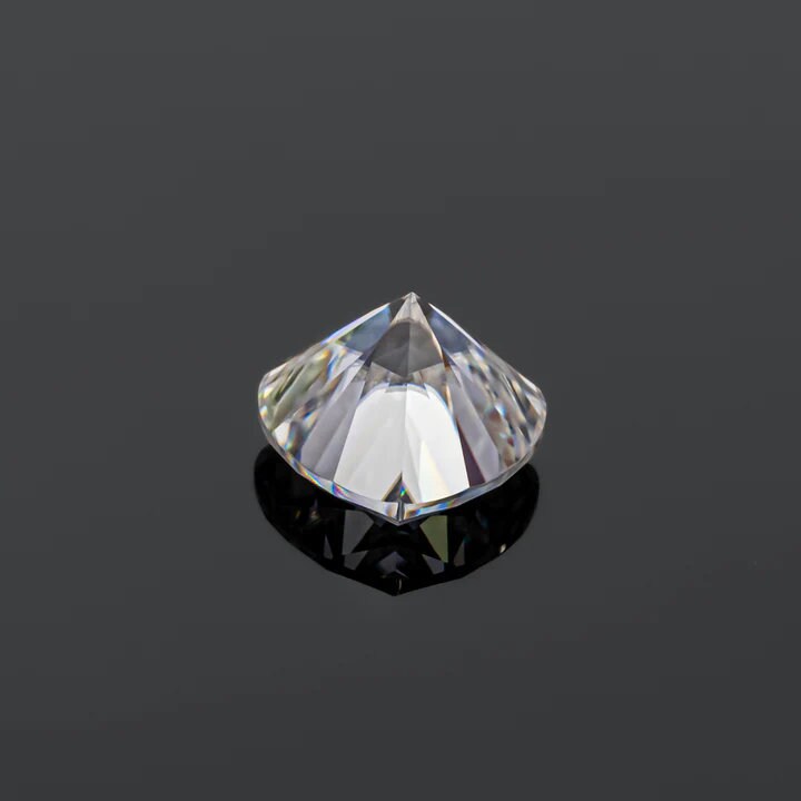 6 carat Heart moissainite - 12 mm Heart Shape moissanite - D Color VVS1 Moissanite Stone with GRA Certificate