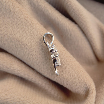 Moissanite Cat Pendant in 925 Sterling Silver, Kitty Charm Pendant, Minimalist Dainty Pendant for Her, Perfect Graduation Gift for Daughter