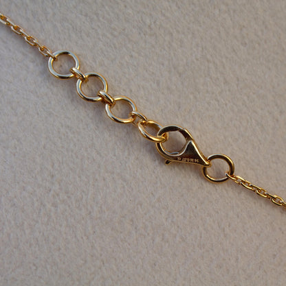 14K Solid Gold Mangalsutra, 0.07 Carat Natural Diamond Mangalsutra For Wedding, Designer Lightweight Diamond Mangalsutra, Minimalist Jewelry