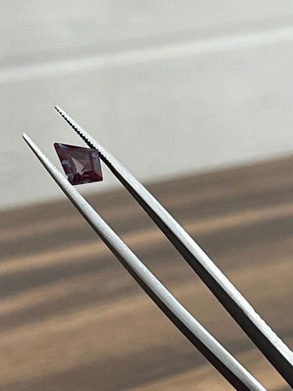 Lab-Created Alexandrite Color Changing Stone, Kite Shape Stone for Jewelry Making, 3X6mm to 8X6mm Sizes Available, Top Quality Faceted Stone