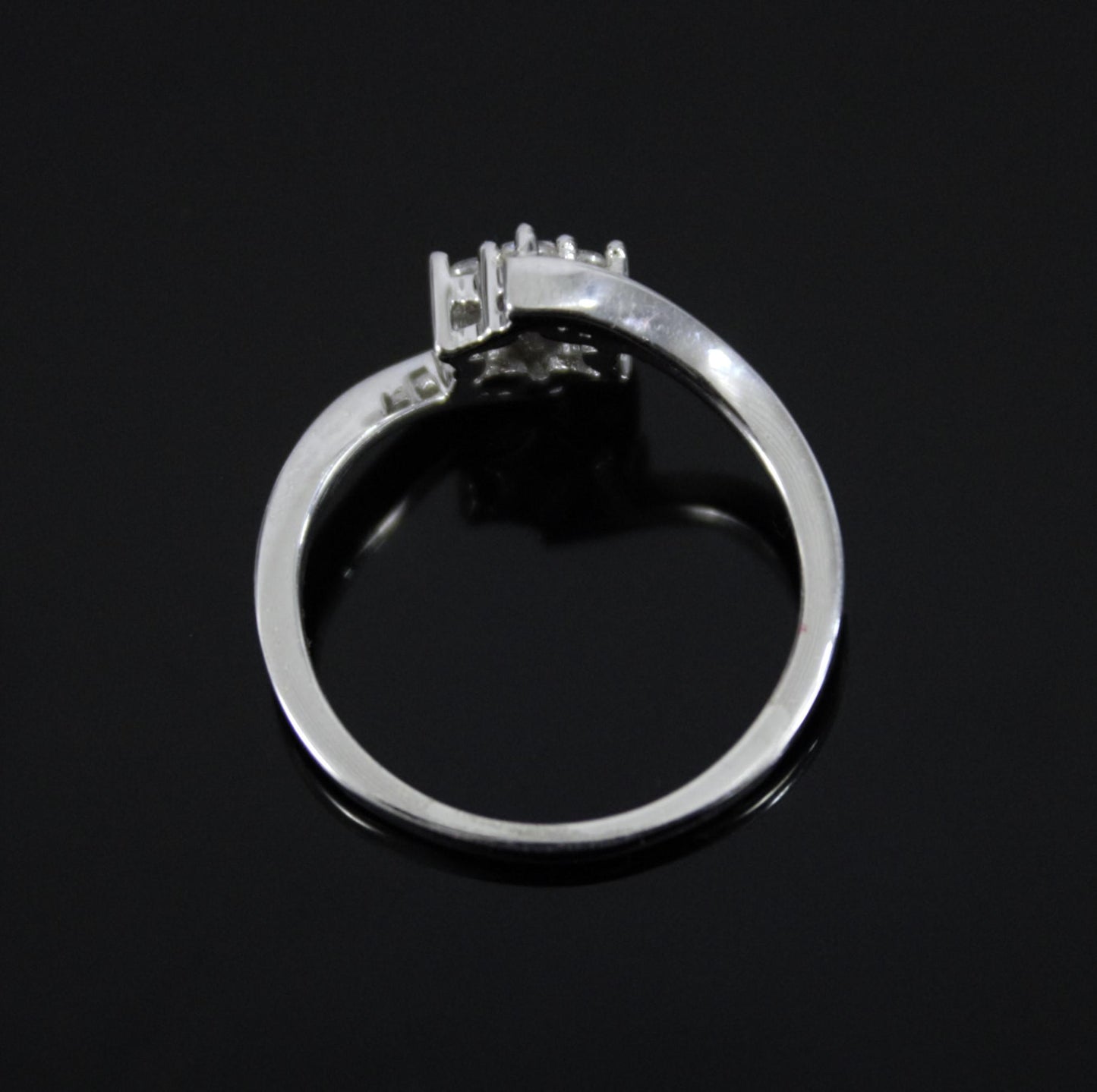 Round Cut Floral Wedding Ring, Colorless Moissanite Ring, 925 Sterling Silver Ring for Women, Statement Moissanite Jewelry, Propose Ring