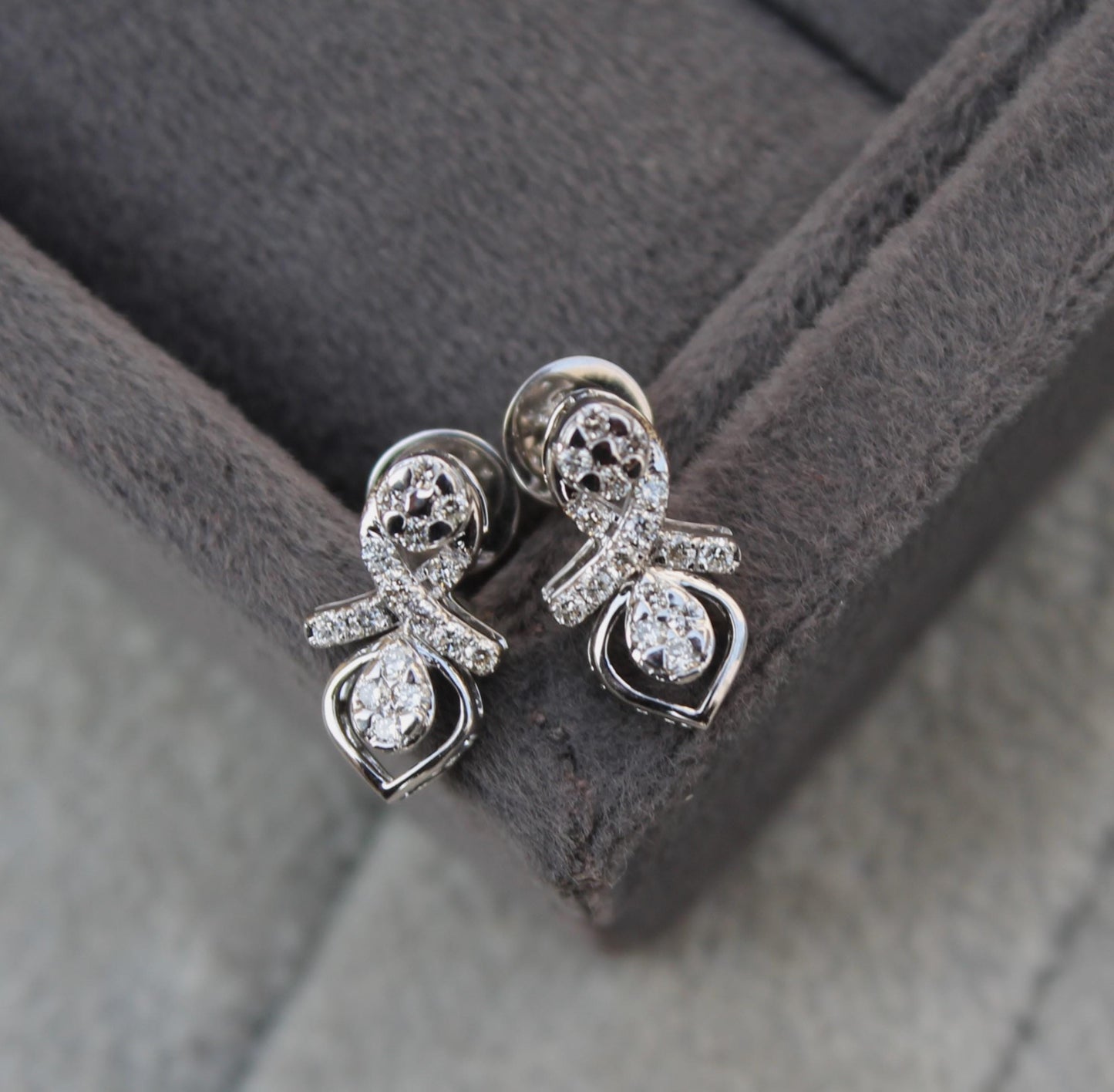 18K Real Gold Diamond Jewelry Set, IGI Certified Pendant Necklace & Earrings, Necklace with Earrings  Set, IGI Certified Gift for Women