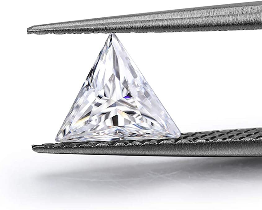 Triangle Cut Moissanite - D Color VVS1 Moissanite Stone with GRA Certificate - 3 MM - 8 MM, Triangle moissanite, Loose certified moissanite