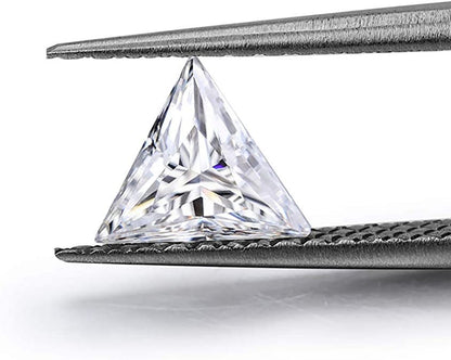 Triangle Cut Moissanite - D Color VVS1 Moissanite Stone with GRA Certificate - 3 MM - 8 MM, Triangle moissanite, Loose certified moissanite