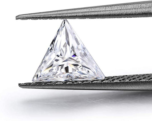 Triangle Cut Moissanite - D Color VVS1 Moissanite Stone with GRA Certificate - 3 MM - 8 MM, Triangle moissanite, Loose certified moissanite