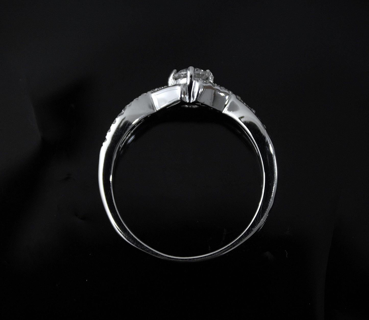 Silver Moissanite Dainty Ring for Wedding Gift, White Stone Ring, Designer Minimalist Ring, Moissanite Jewelry, Perfect Gift for Bridesmaids