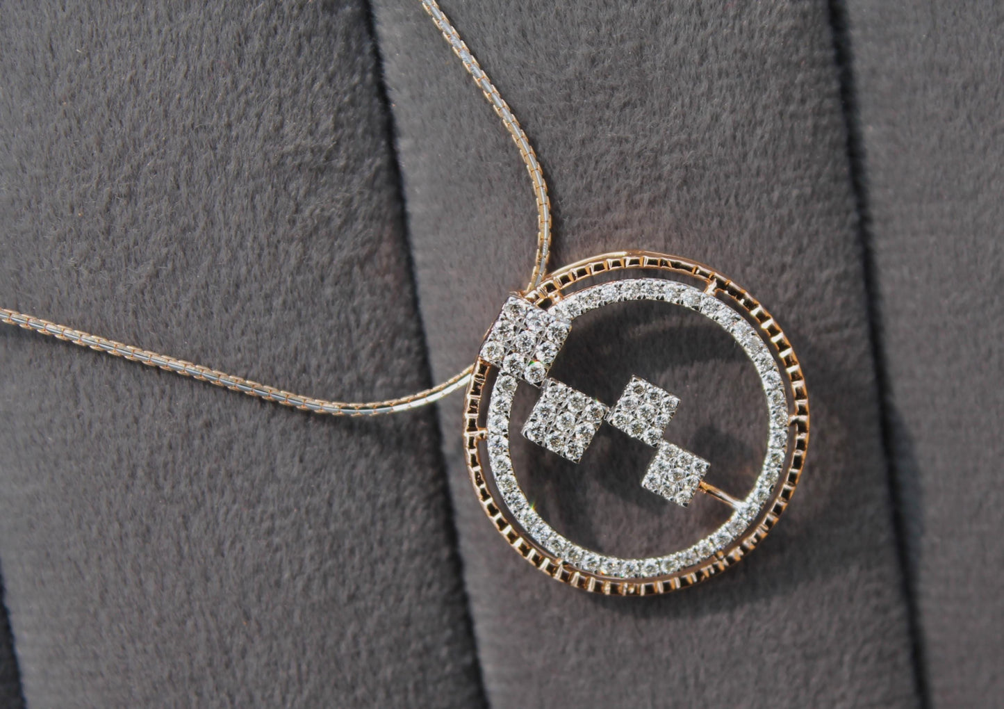 Natural Diamond Gold Earrings With Necklace, 18K Solid Real Gold Diamond Jewelry Set, Minimalist Diamond Jewelry For Valentines Day Gift