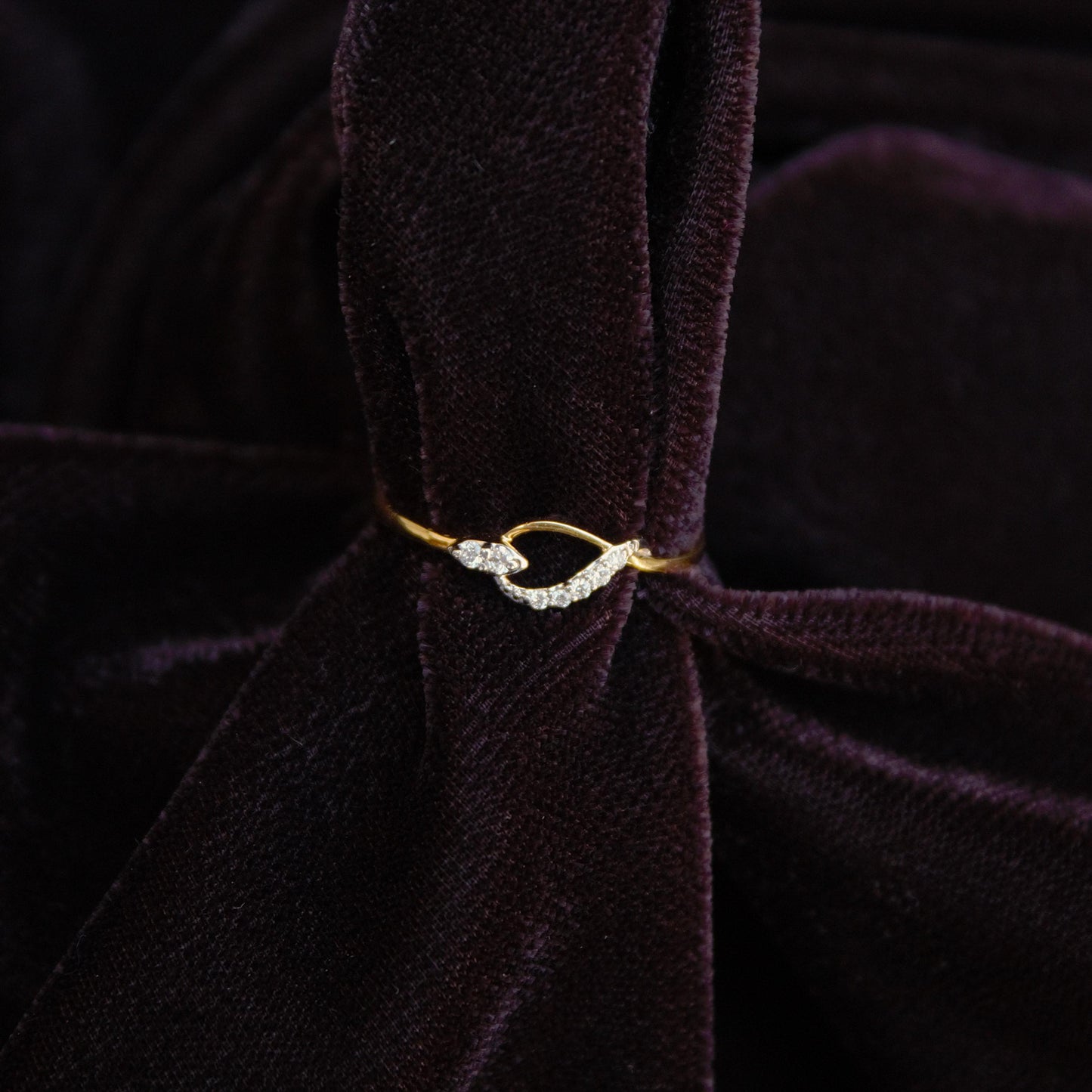 18K Solid Gold Ring, 5.25US Gold Diamond Ring, IGI Certified Diamond Jewelry, Seven Stone Gold Ring, Proposal Gold Ring With Natural Diamond