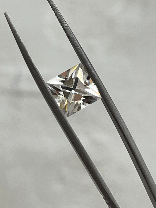 Princess Cut Moissanite- French Cut- Fancy shaped Moissanite With GRA Certified- Loose All Gemstone Sizes Available For Making Jewelry