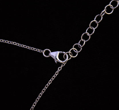 Moissanite 925 Sterling Silver Chain Necklace, Handmade Pear Drop Necklace For Women, Minimalist Marquise Cut Necklace, Wedding Gift for Her