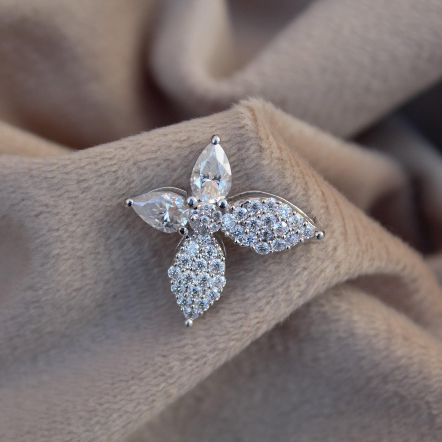 Butterfly Shape Moissanite 925 Sterling Silver Pendant, Minimalist Jewelry, Silver Dainty Pendant, Prong Pendant, Perfect Gift for Daughter