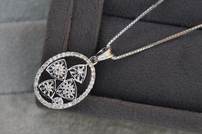 Solid Gold Earring Necklace Set, 18K Gold Diamond Necklace Set, IGI Certified Diamond Jewelry, Natural VS - SI Diamond Designer Jewelry Set