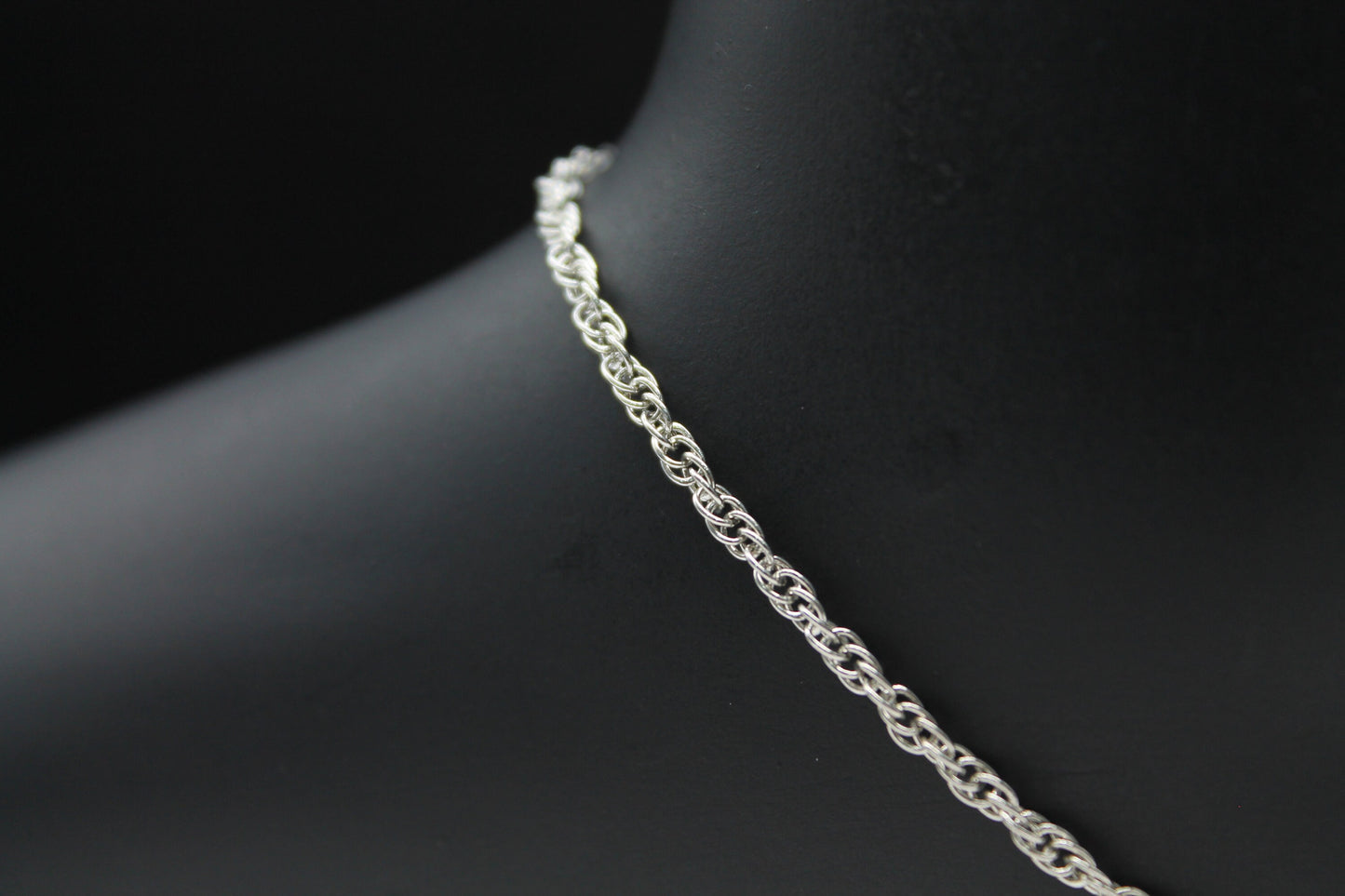 Moissanite Anklet For Women, 925Sterling Silver Anklet, Faceted Moissanite Jewelry, Handmade Single Stone Anklet, Perfect For Christmas Gift