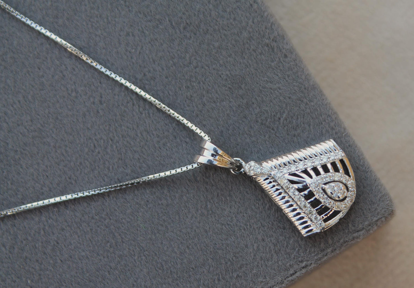 Beautiful Bridal Gold Jewelry Set, Real Diamond Dainty Necklace and Earring Set, Designer Statement 18K Gold Certified Jewelry for Women