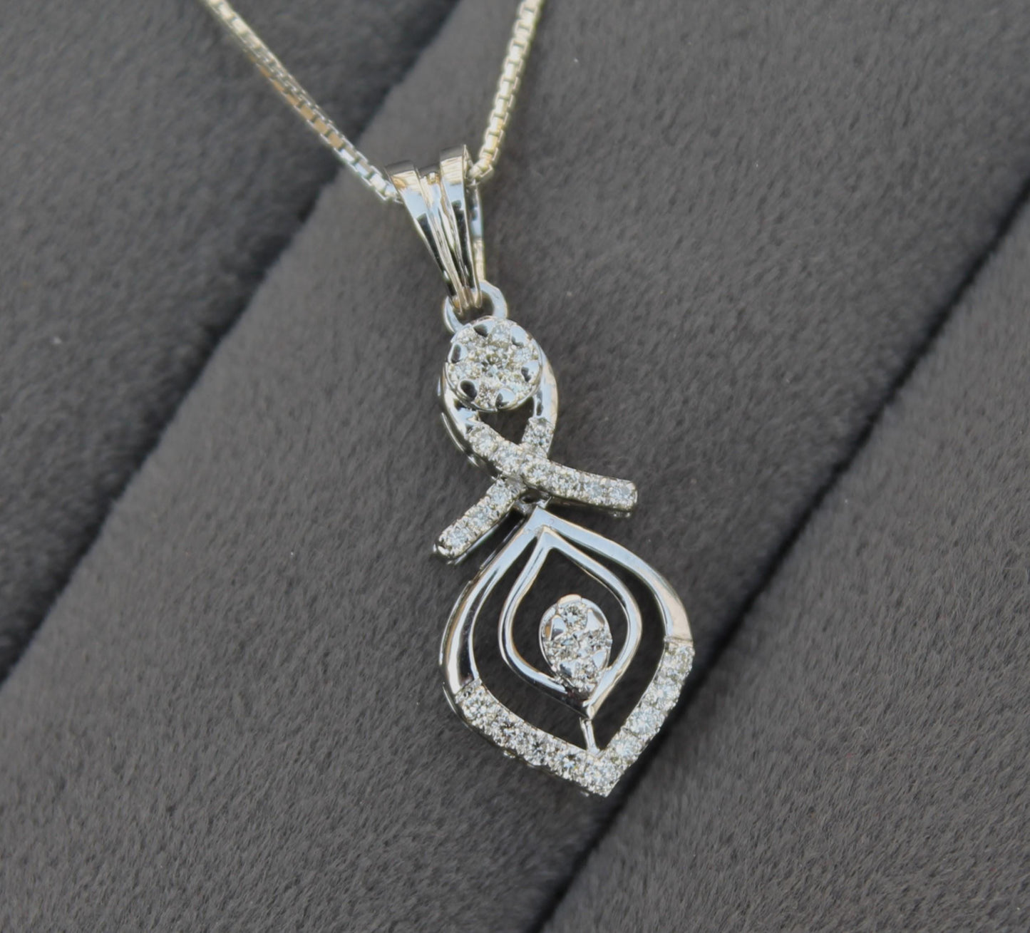 18K Real Gold Diamond Jewelry Set, IGI Certified Pendant Necklace & Earrings, Necklace with Earrings  Set, IGI Certified Gift for Women