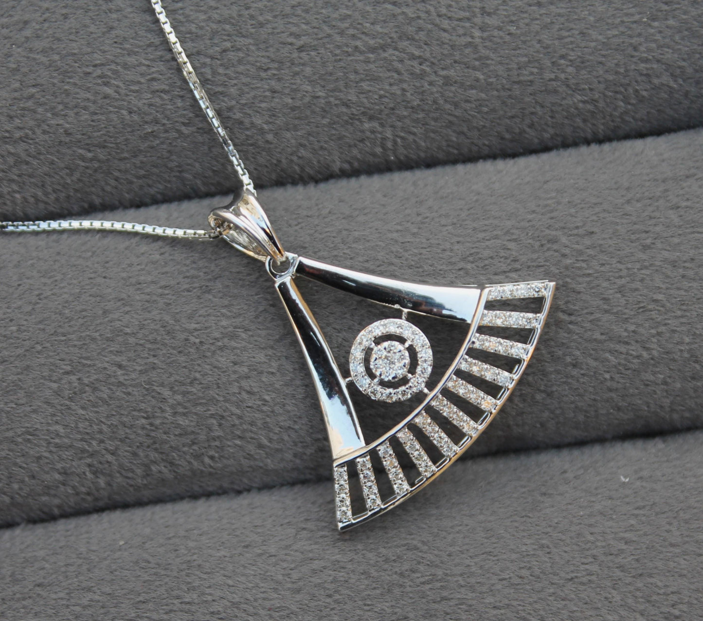 Minimalist Gold Diamond Jewelry, Natural Diamond Necklace Earring for Bride, Available in White Gold, Yellow Gold, Rose Gold, IGI Certified