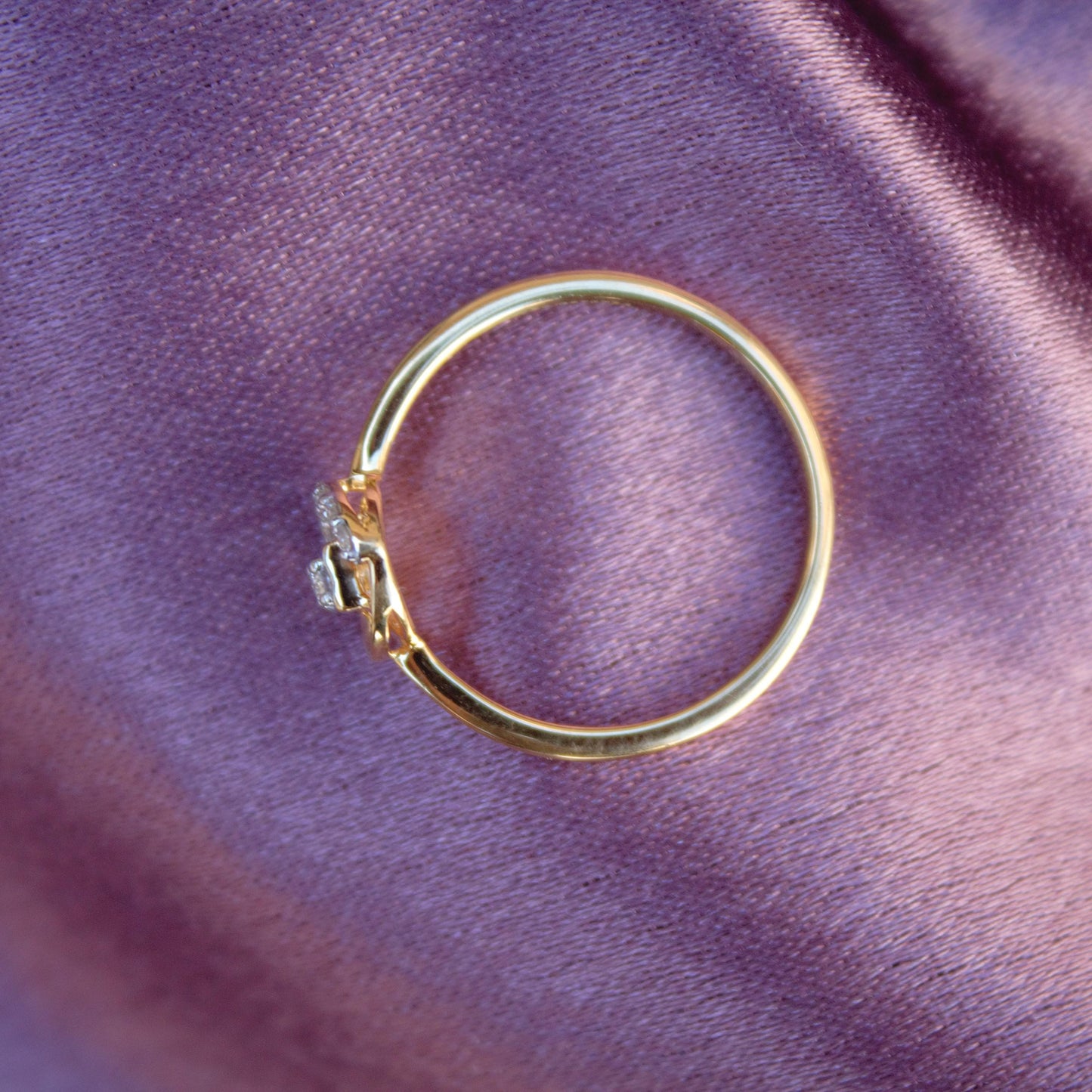 5.75 US Gold Diamond Ring, 18K Solid Gold With IGI Certified Diamond Jewelry, Real Diamond Minimalist Ring, Designer Ring For Birthday Gift