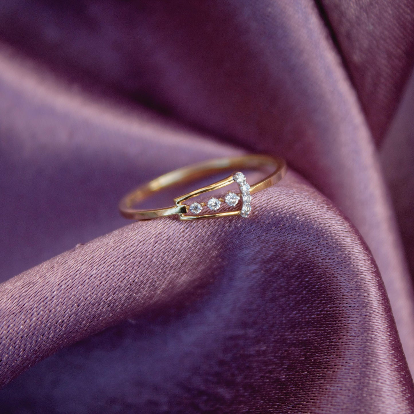 18K Solid Gold Ring, 0.94 Carat Natural Diamond Ring, Dainty Proposal Diamond Gold Ring, GH - VS SI Diamond Ring For Her, Certified Jewelry