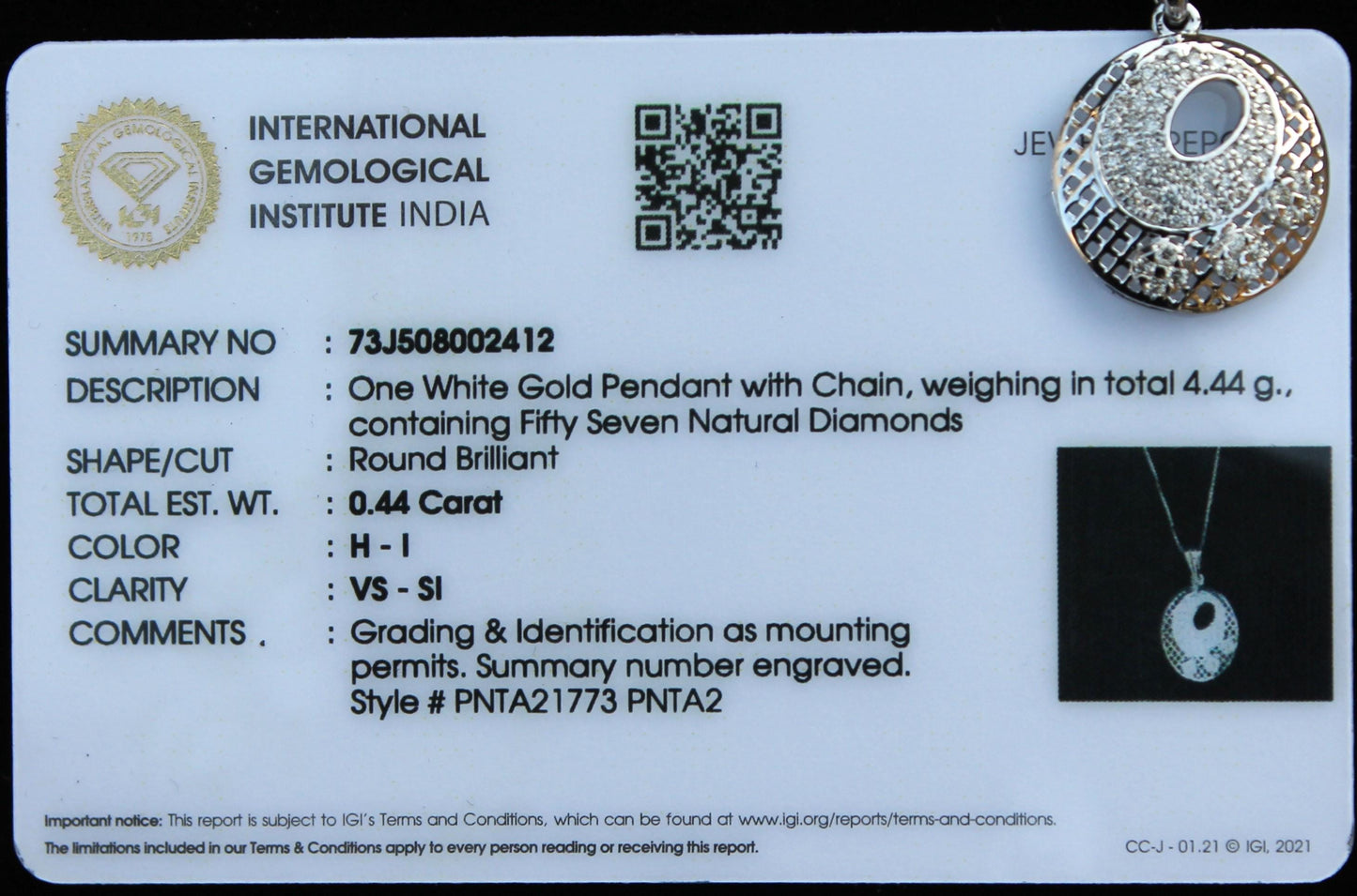 IGI Certified Gold Diamond Jewelry Set, 18K Gold Necklace and Earring Set, Real Diamond Jewelry for Women, Vintage Gift, Lightweight Jewelry