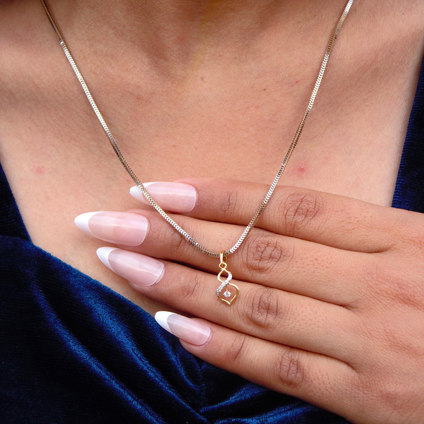 18K Solid Gold Dainty Pendant, IGI Certified Diamond Jewelry, Graduation Pendant Gift For Daughter, Natural Diamond Minimalist Pendant