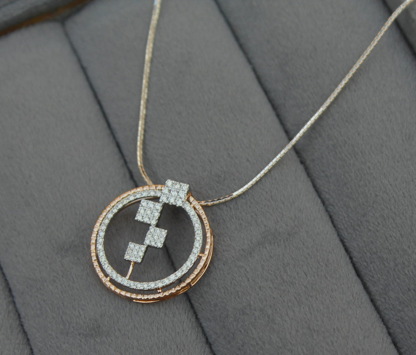 Natural Diamond Gold Earrings With Necklace, 18K Solid Real Gold Diamond Jewelry Set, Minimalist Diamond Jewelry For Valentines Day Gift