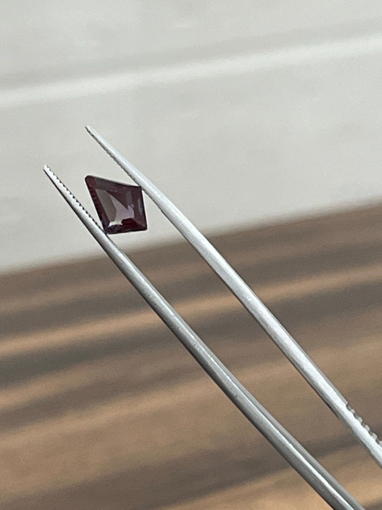 Lab-Created Alexandrite Color Changing Stone, Kite Shape Stone for Jewelry Making, 3X6mm to 8X6mm Sizes Available, Top Quality Faceted Stone