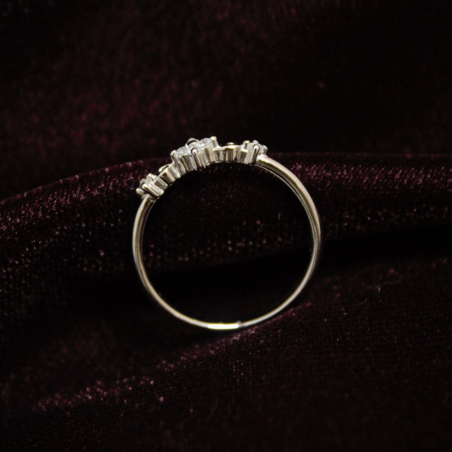 925 Sterling Silver CZ Ring, 1 Gram Super Lightweight Rings, Ready to Ship Jewelry, Cubic Zirconia Silver Ring Graduation Gift for Daughter