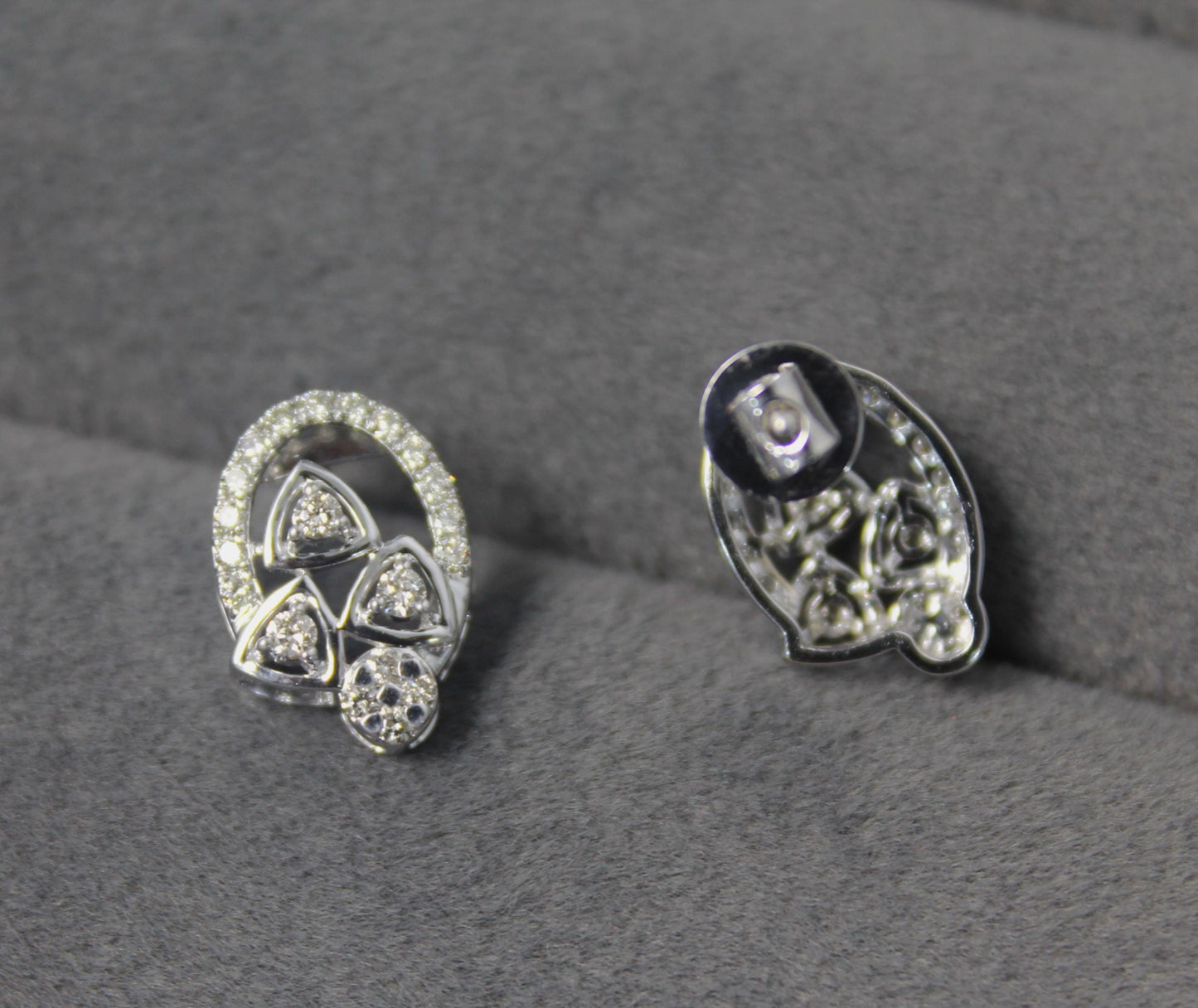 Solid Gold Earring Necklace Set, 18K Gold Diamond Necklace Set, IGI Certified Diamond Jewelry, Natural VS - SI Diamond Designer Jewelry Set