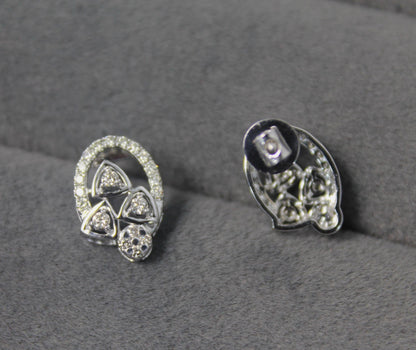 Solid Gold Earring Necklace Set, 18K Gold Diamond Necklace Set, IGI Certified Diamond Jewelry, Natural VS - SI Diamond Designer Jewelry Set