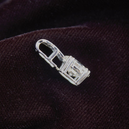 New Arrival Oval Cut Moissanite Pendant, Minimalist 925Sterling Silver Pendant for Gift, Prong Set Pendant, Passes Moissanite Diamond Tester