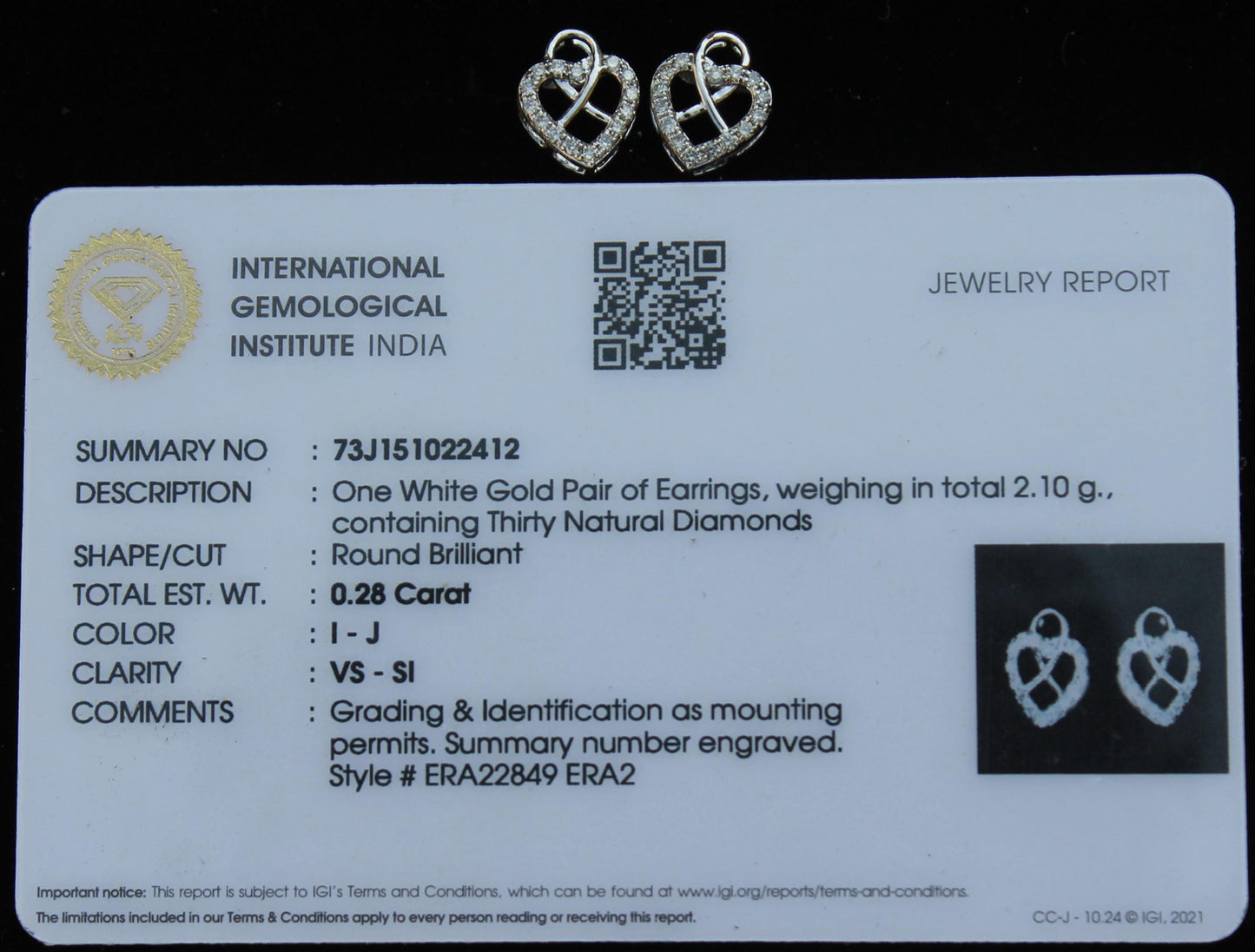 Heart Shape White Gold Pendant Earrings Set, Perfect Gift For Valentines Day, Natural Diamond Gold Jewelry Set, 18k Gold Pendant With Chain