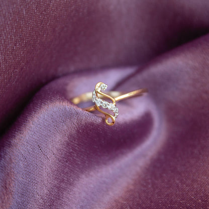 Real 18K Solid Gold Ring, Natural Diamond Ring, Dainty Engagement Ring, Elegant Gift for Her, Unique Promise Ring, IGI Certified Jewelry