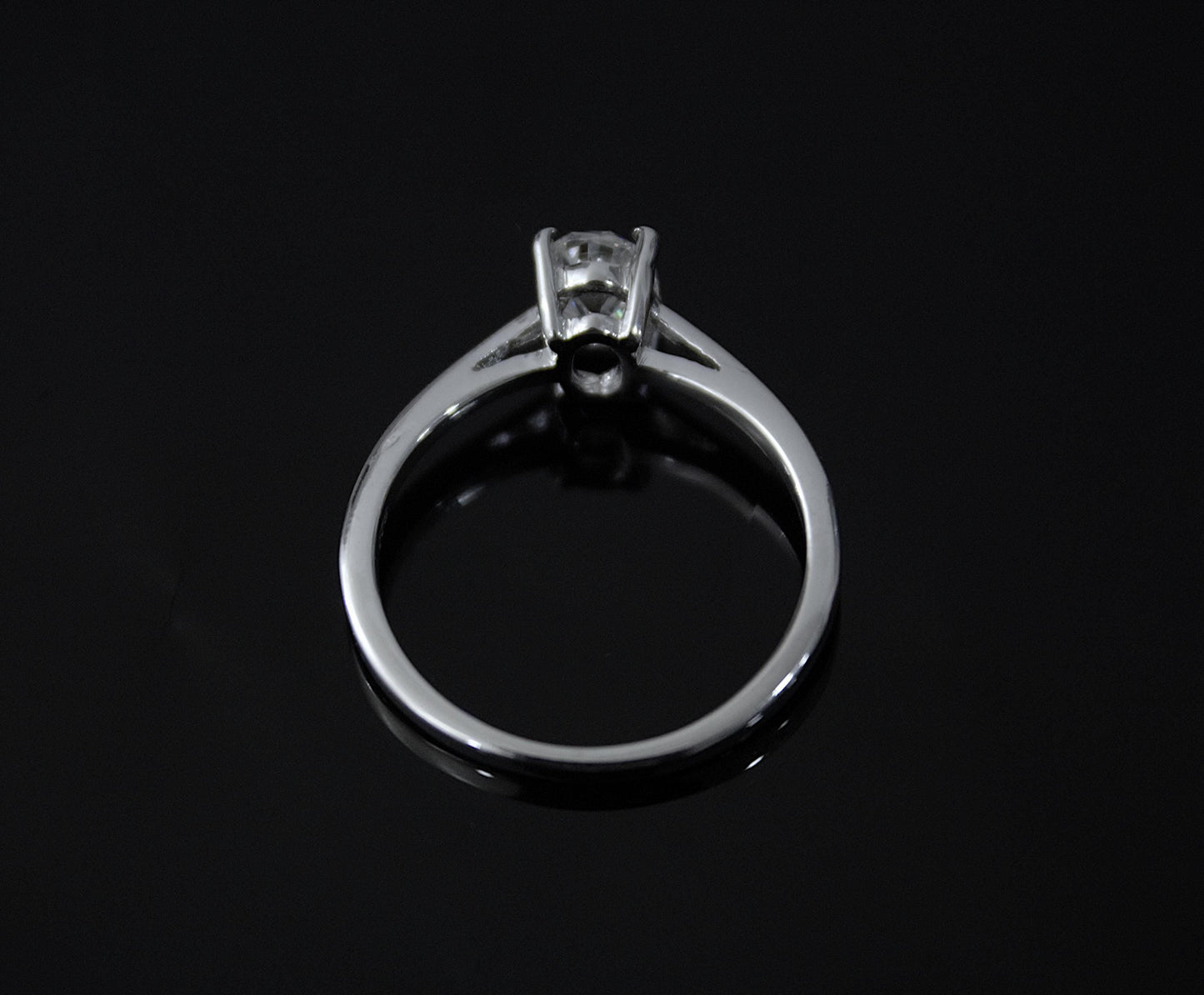 Oval Moissanite Solitaire Ring, 925 Sterling Silver Dainty Ring, Minimalist Ring for Women, Moissanite Travel Ring, Propose Ring for Her