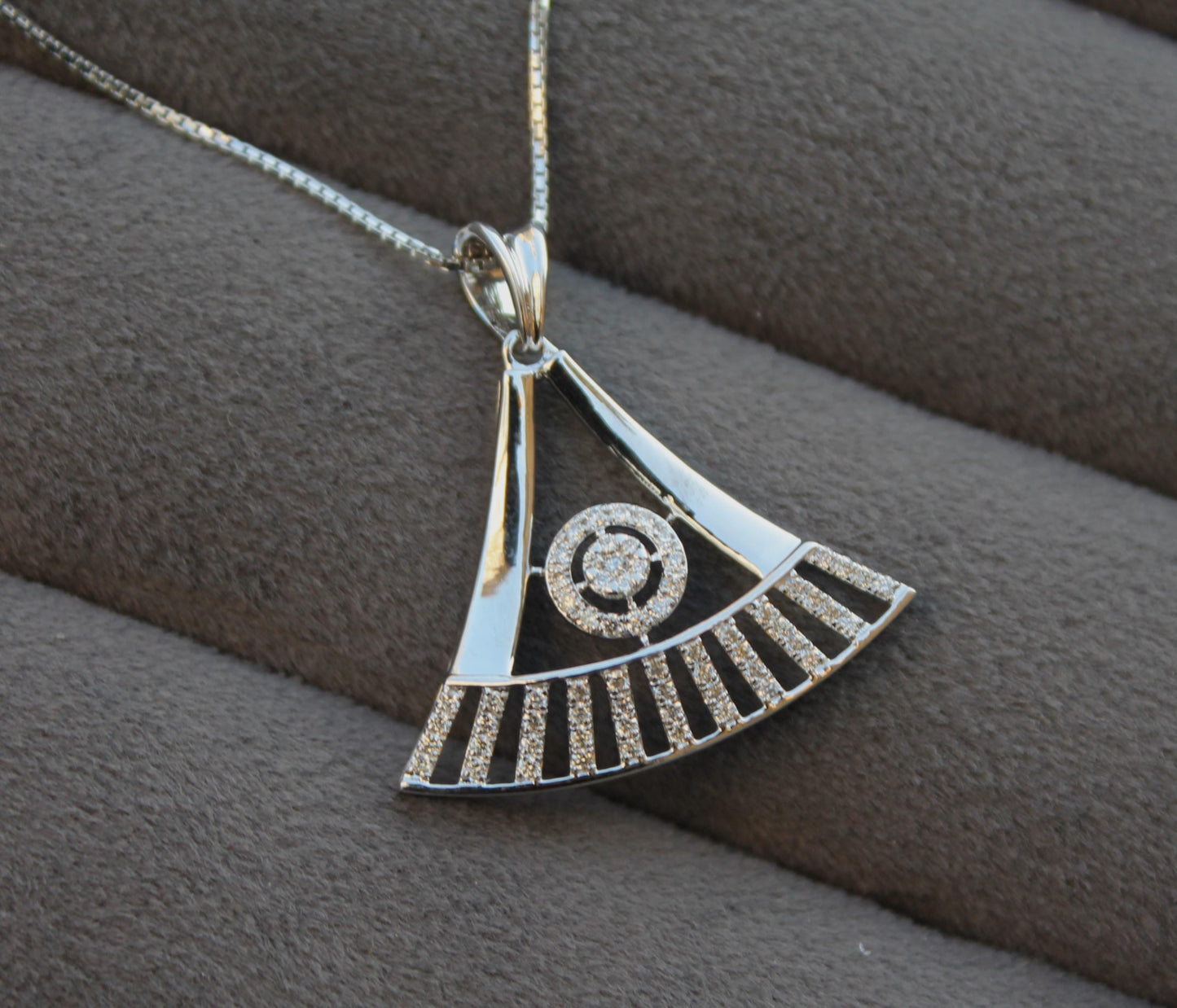 Minimalist Gold Diamond Jewelry, Natural Diamond Necklace Earring for Bride, Available in White Gold, Yellow Gold, Rose Gold, IGI Certified