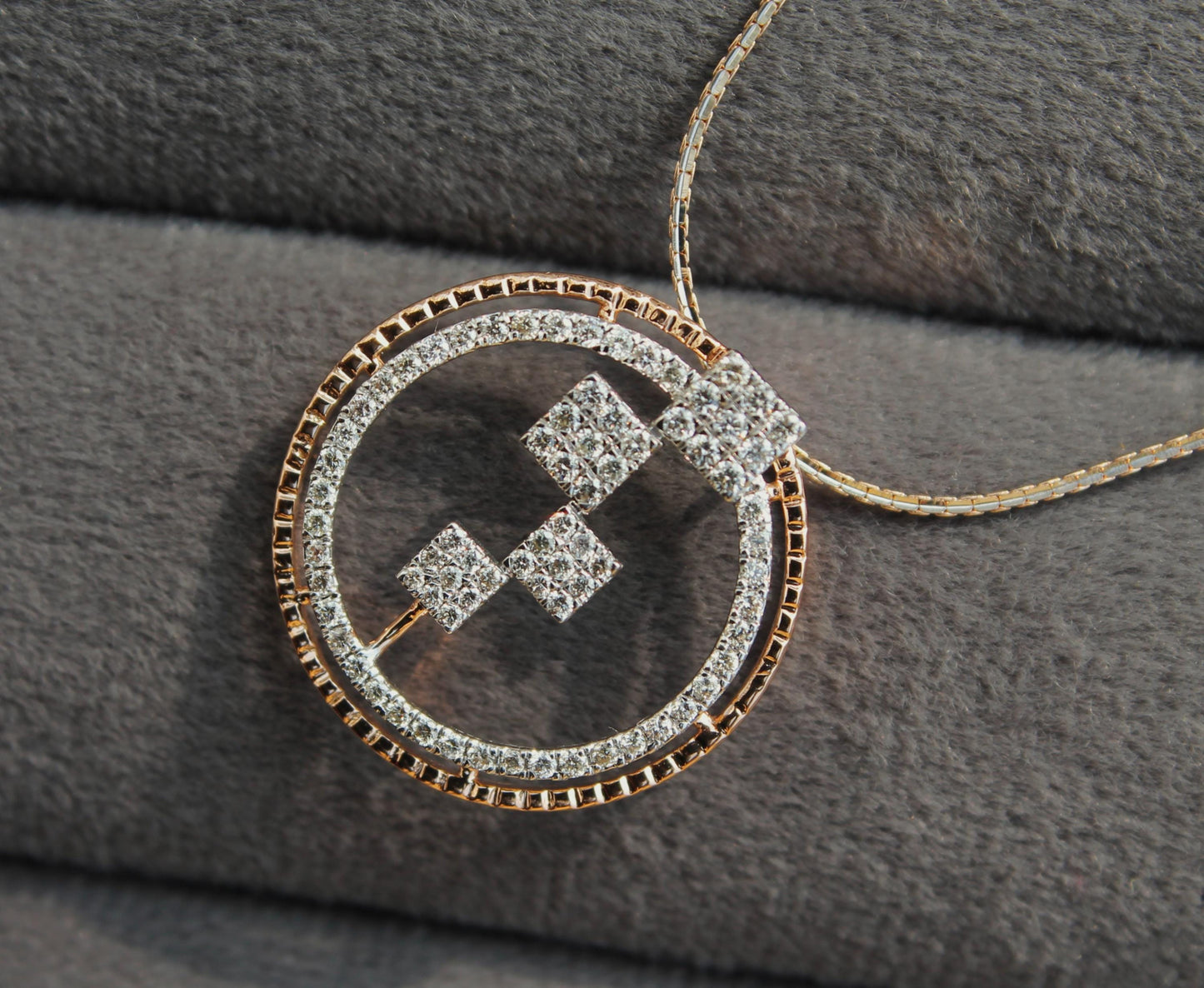 Natural Diamond Gold Earrings With Necklace, 18K Solid Real Gold Diamond Jewelry Set, Minimalist Diamond Jewelry For Valentines Day Gift