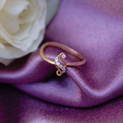 Real 18K Solid Gold Ring, Natural Diamond Ring, Dainty Engagement Ring, Elegant Gift for Her, Unique Promise Ring, IGI Certified Jewelry
