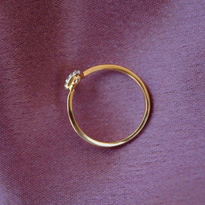 Real 18K Solid Gold Ring, Natural Diamond Ring, Dainty Engagement Ring, Elegant Gift for Her, Unique Promise Ring, IGI Certified Jewelry