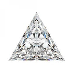 D Color VVS1 Triangle Cut Moissanite -  Moissanite Stone with GRA Certificate