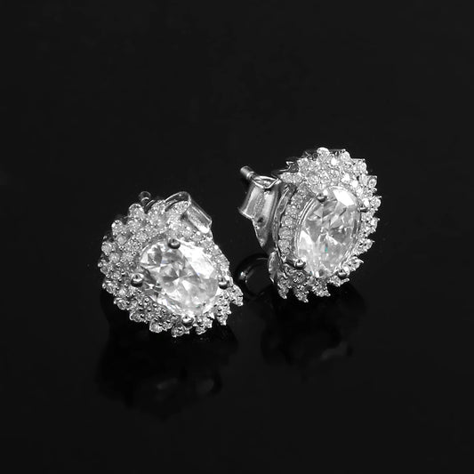 Beautiful Tiny Lab Grown Diamond Stud Earrings