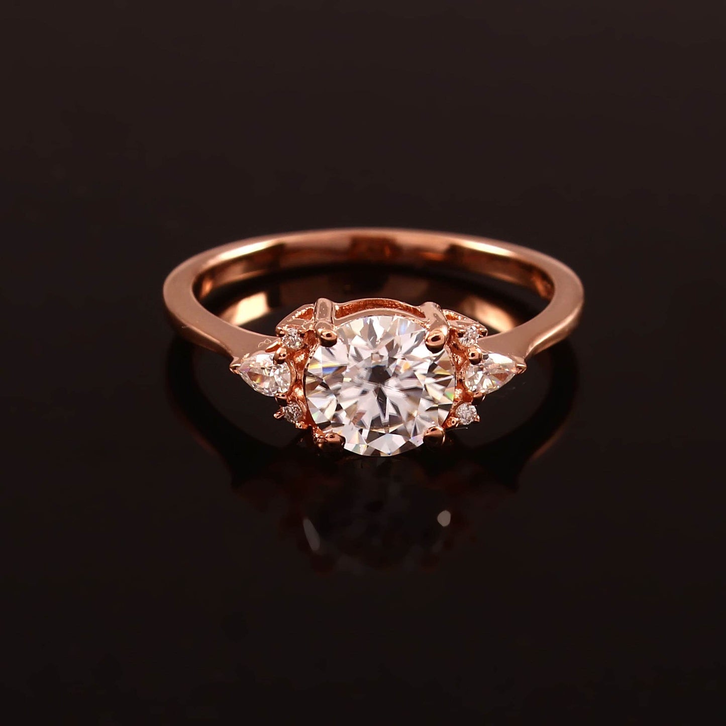 1.25 carat solitaire ring - Gold Lab Diamond ring